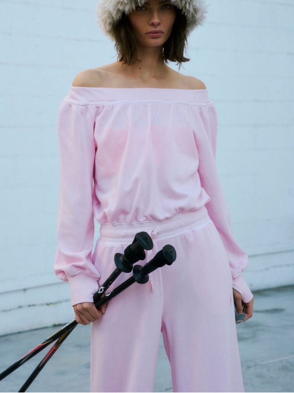 The Free People FP Movement One To Beat Onesie in the Pinky Fuchsia
